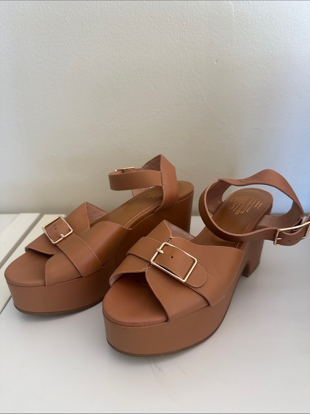 Charlotte Stone Raf Platform Heels